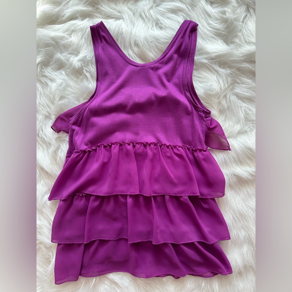 H&M Purple Ruffle Tank - Small - Picture 2 of 6